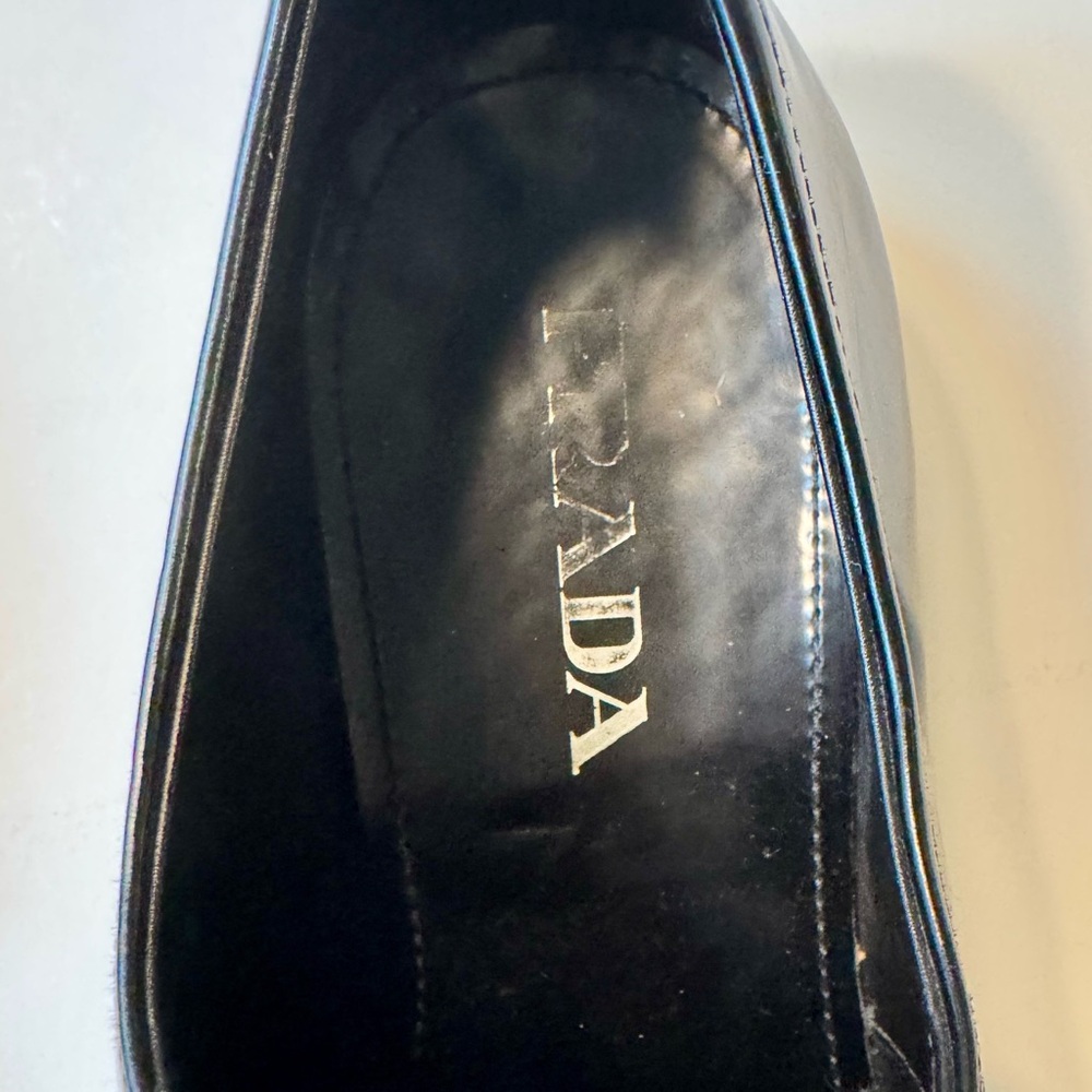 PRADA - Black Patent Leather Men's Oxfords laceups - Picture 3 of 8